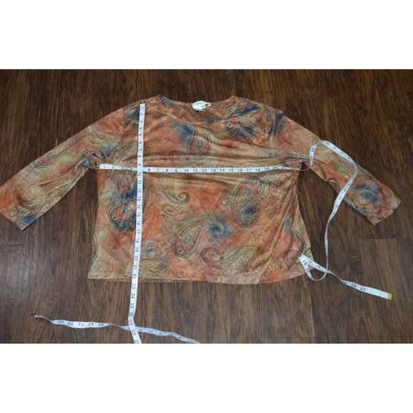 Coldwater Creek Long Sleeve Shirts Women's Size 2XL Lot of 2 READ Pattern Solid - Picture 9 of 10